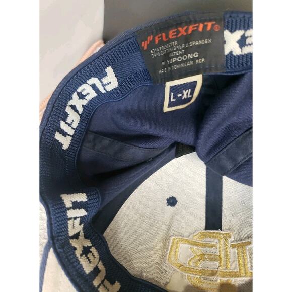 XL Bishop Dwenger High School Saints Hat Cap Youth Blue Snapback Flex Vintage - Picture 5 of 6